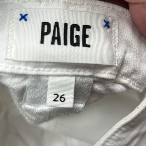 Paige Amber white skinny jeans NWT size 26 NWT - Picture 10 of 12